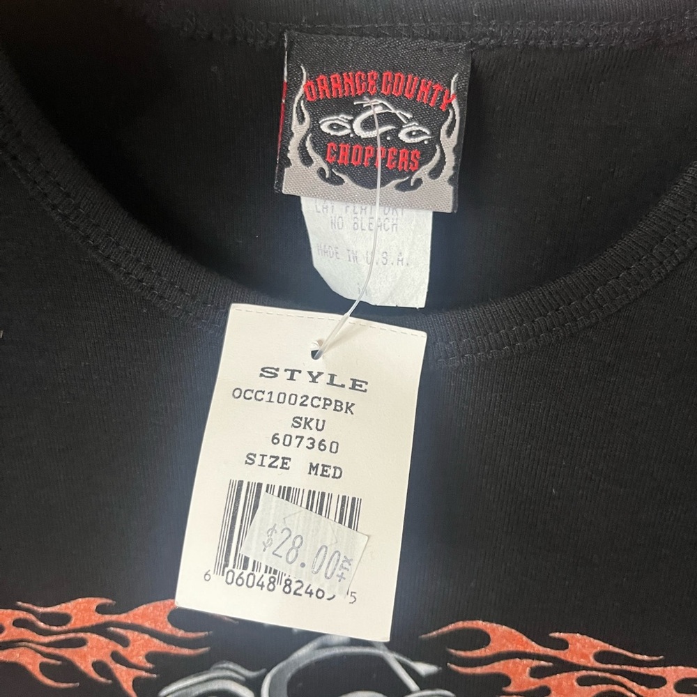 New Deadstock Orange County Choppers Y2k Black Tee Shirt - Picture 6 of 8